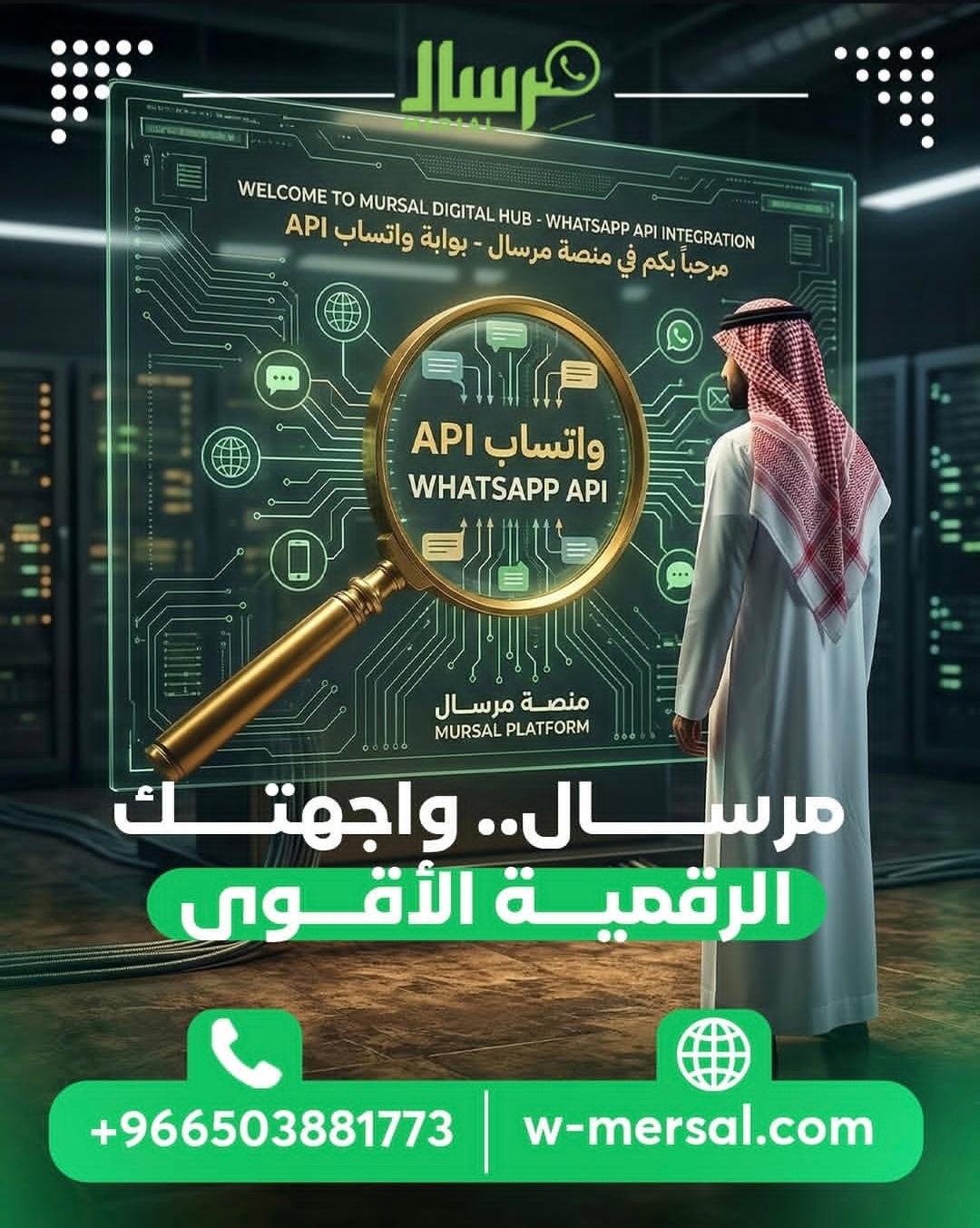 مِرسال API: واجهتك الرقمية الأقوى والمركز التقني المتكامل لحلول واتساب