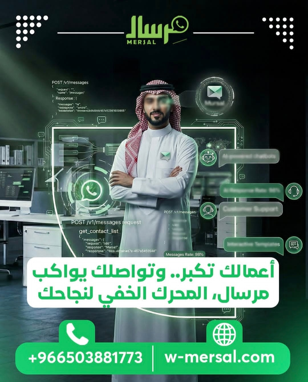 مِرسال.. المحرك الخفي لنجاحك: كيف تواكب نمو أعمالك بنظام تواصل ذكي؟