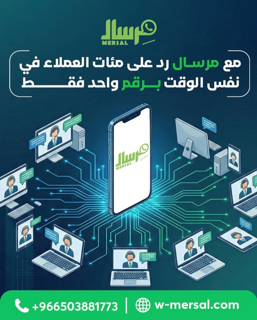 وداعاً للعشوائية: دليلك الشامل لتشغيل واتساب شركتك باحترافية مع مِرسال API