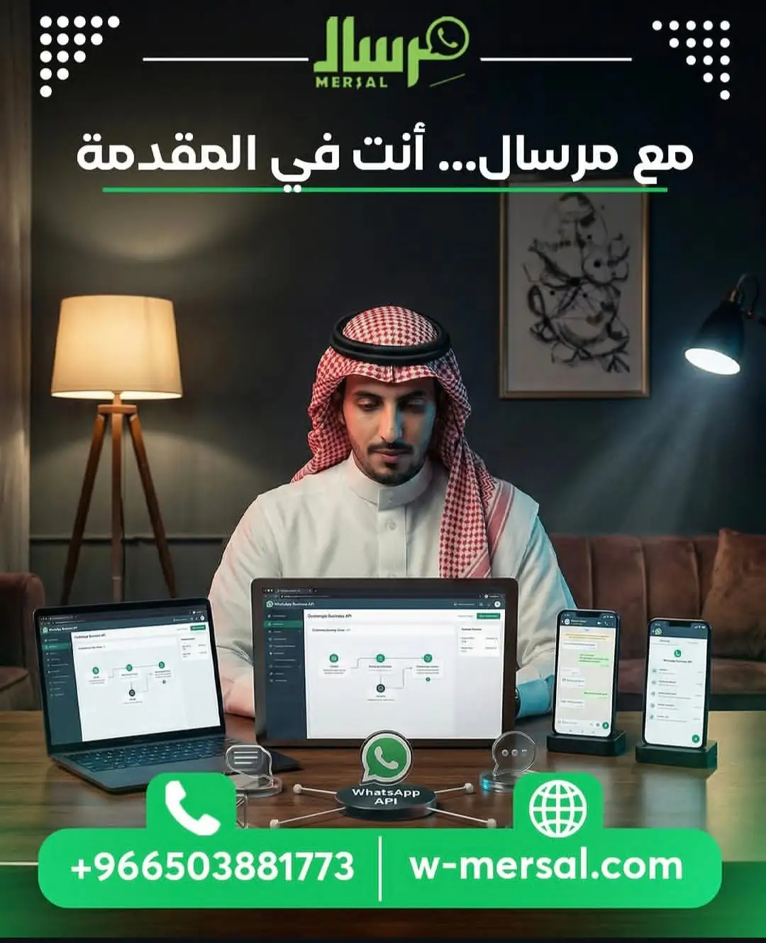 مع مِرسال: استراتيجية الريادة الرقمية عبر أتمتة واتساب بزنس